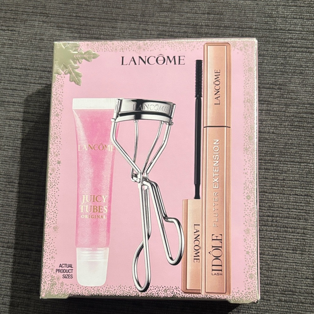 Lancome Idôle Mascara Curler and Juicy Tubes Set New in Box